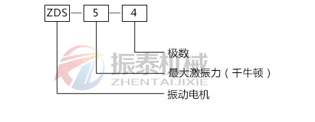 ZDS振動電機型號說明